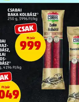 PENNY CSABAI BAKA KOLBÁSZ ajánlat