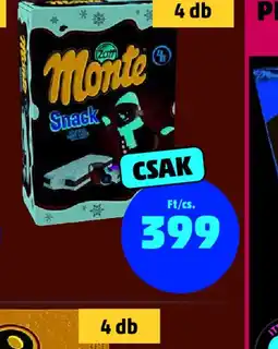 PENNY ZOTT MONTE SNACK MULTIPACK ajánlat