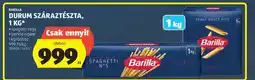 ALDI Barilla Durum Száraztészta, 1 kg ajánlat