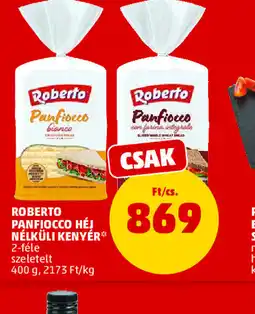 PENNY Roberto Panfiocco héj nélküli kenyér ajánlat