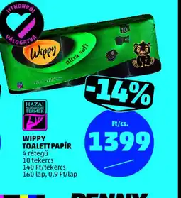 PENNY WIPPY TOALETT PAPÍR ajánlat