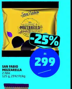 PENNY SAN FABIO MOZZARELLA ajánlat