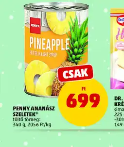 PENNY PENNY ananász szeletek ajánlat