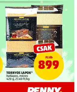 PENNY TORNYOS LAPOK mézes ajánlat