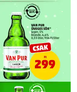 PENNY VAN PUR ÜVEGES SÖR ajánlat