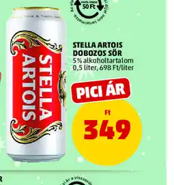 PENNY STELLA ARTOIS DOBOZOS SÖR ajánlat