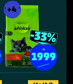 PENNY Whiskas száraz macskaeledel ajánlat