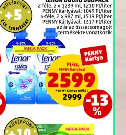 PENNY Lenor öblítő ajánlat