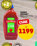 PENNY GLOBUS KETCHUP ajánlat