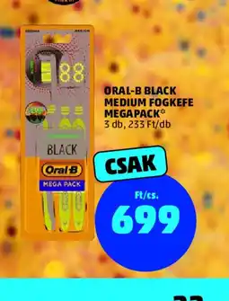 PENNY ORAL-B BLACK MEDIUM FOGKEFE MEGAPACK ajánlat