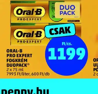 PENNY Oral-B PRO EXPERT FOGKRÉM ajánlat