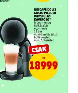 PENNY NESCAFÉ DOLCE GUSTO KÁVÉFŐZŐ ajánlat