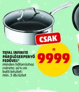 PENNY TEFAL INFINITE PÁROLSERPENYŐ FEDŐVEL ajánlat