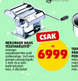 PENNY BERLINGER HAUS TÉSZTAKÉSZÍTŐ ajánlat