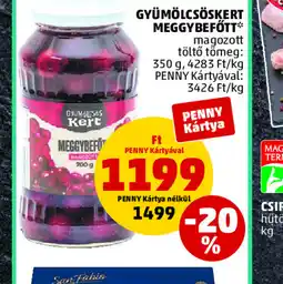 PENNY GYÜMÖLCSÖSKERT MEGGYBEFŐTT ajánlat