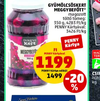 GYÜMÖLCSÖSKERT MEGGYBEFŐTT