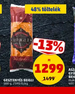 PENNY GESZTENYÉS BEIGLI ajánlat