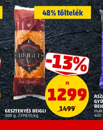 PENNY GESZTENYÉS BEIGLI ajánlat