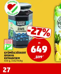 PENNY GYÜMÖLCSÖSKERT ÁFONYA EXTRADZSEM ajánlat