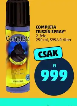 PENNY COMPLETA TEJSZÍN SPRAY ajánlat