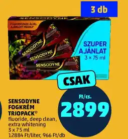 PENNY SENSODYNE FOGKRÉM TRIOPACK ajánlat