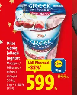 Lidl Pilos Görög jellegű joghurt ajánlat