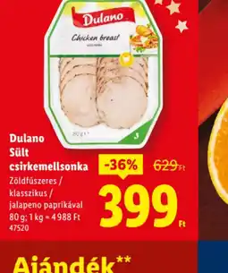 Lidl Dulano Sült csirkemellsonka ajánlat