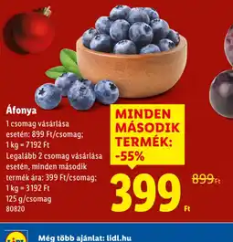 Lidl Áfonya ajánlat