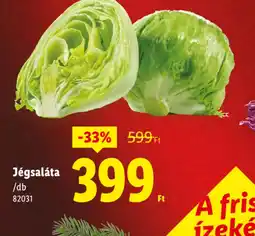 Lidl Jégsaláta ajánlat