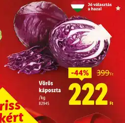 Lidl Vörös káposzta ajánlat