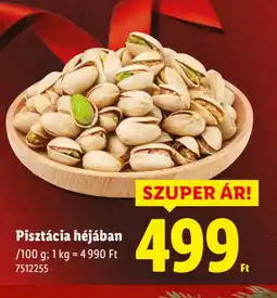 Lidl Pisztácia héjában ajánlat