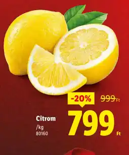 Lidl Citrom ajánlat