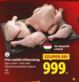 Lidl Friss családi csirke csomag ajánlat