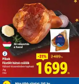 Lidl Pikok Füstölt háts csülök ajánlat