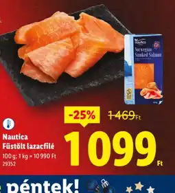 Lidl Nautica Füstölt lazacfilé ajánlat