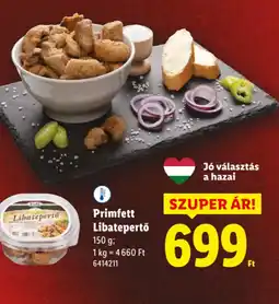 Lidl Primfett Libatepertő ajánlat