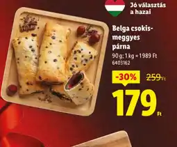 Lidl Belga csokis-meggyes párna ajánlat
