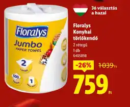 Lidl Floralys Konyhai törlőkendő ajánlat