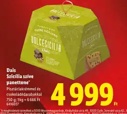 Lidl Dais Szicília szíve panettone ajánlat