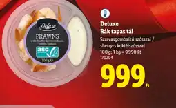 Lidl Deluxe Rák tapas tál ajánlat