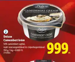 Lidl Deluxe Camembert krém ajánlat