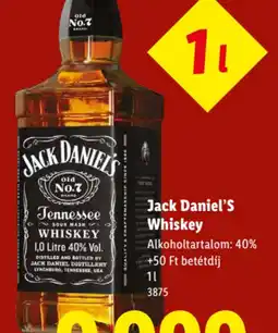 Lidl Jack Daniel's Whiskey ajánlat