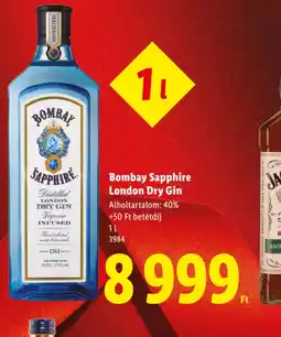 Lidl Bombay Sapphire London Dry Gin ajánlat