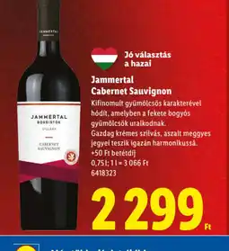 Lidl Jammertal Cabernet Sauvignon ajánlat