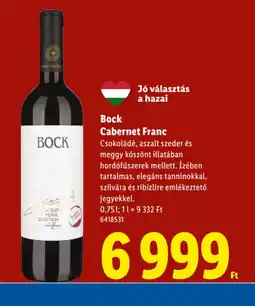 Lidl Bock Cabernet Franc ajánlat