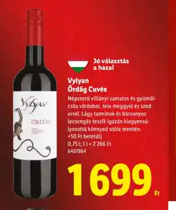 Lidl Vylyan Ördög Cuvée ajánlat