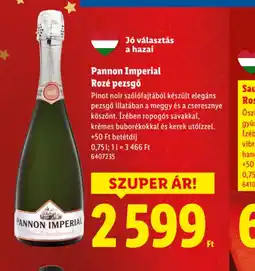 Lidl Pannon Imperial Rozé pezsgő ajánlat