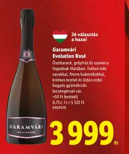 Lidl GARAMVÁRI Evolution Rosé ajánlat