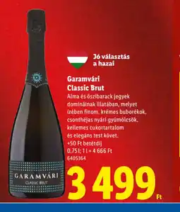 Lidl GARAMVÁRI Classic Brut ajánlat