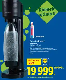 Lidl sodastream Szdagép Gaia szett ajánlat